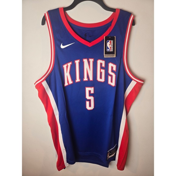 Nike Sacramento Kings De'Aaron Fox City Edition Jersey Blue Mens XXL
